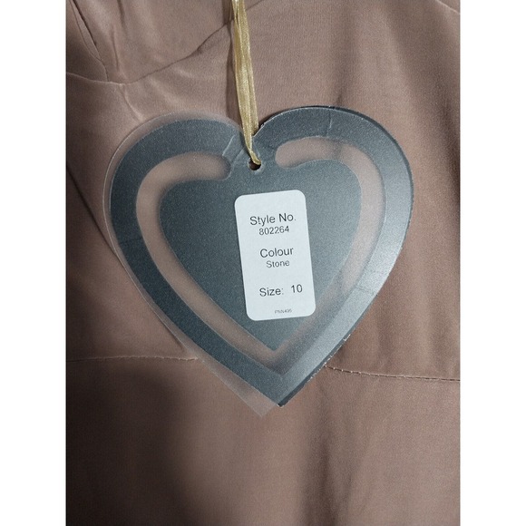 Womens Club L London Dress Size 10 Brown Smart/Evening Sheath Dress - Picture 5 of 7